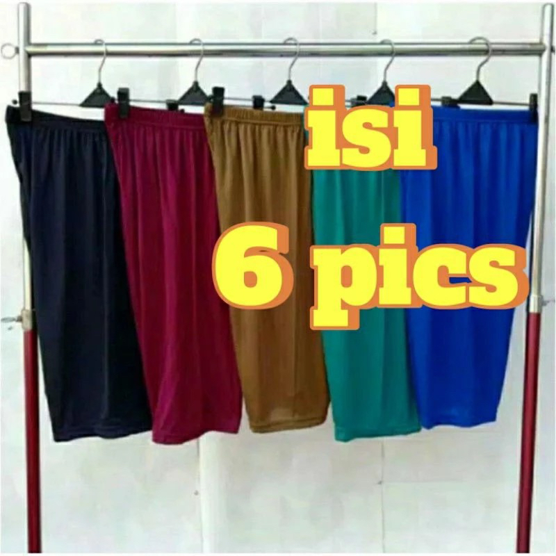 [6 Pcs] Sot Daleman Wanita Dewasa Celana Pendek Dalaman Rok Dan Legging Dewasa Kolor Sot