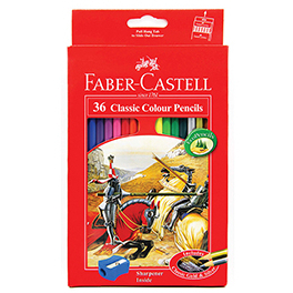 

Pensil Warna Classic Faber Castell Pewarna Kayu 36 48