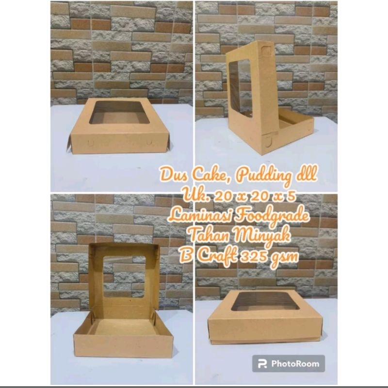

Kotak Kraft Cokat Kotak Kue Kotak Donat Dus Nasi Laminasi