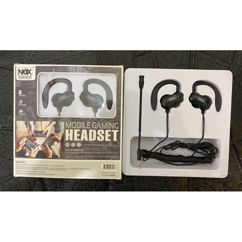 Handsfree Headset Gamming GM-008 Nx-90 XG-220 Stereo Earphone Plus Mic