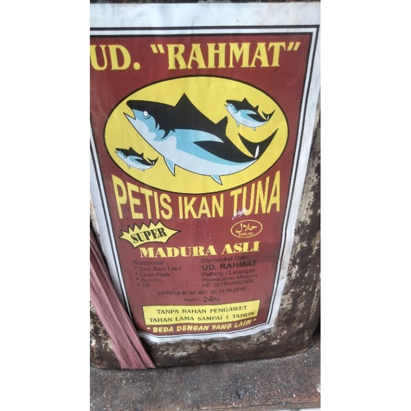 

Maknyuss1 Petis Rujak Asli Ikan Tuna Khas Madura 1Kg Kemasan Refill