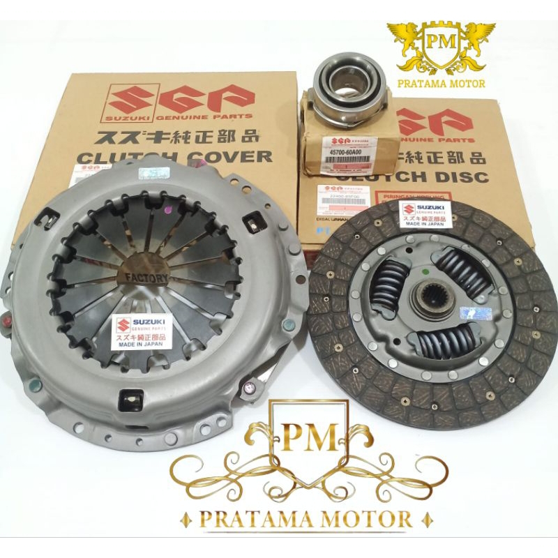 KAMPAS KOPLING SET SUZUKI ESCUDO 2.0 2000CC ORIGINAL GARANSI MATAHARI DEKRUP PLAT SET
