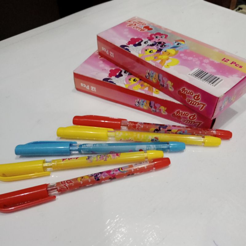 

(12 Pcs) 1 Pack Pulpen Gel Karakter