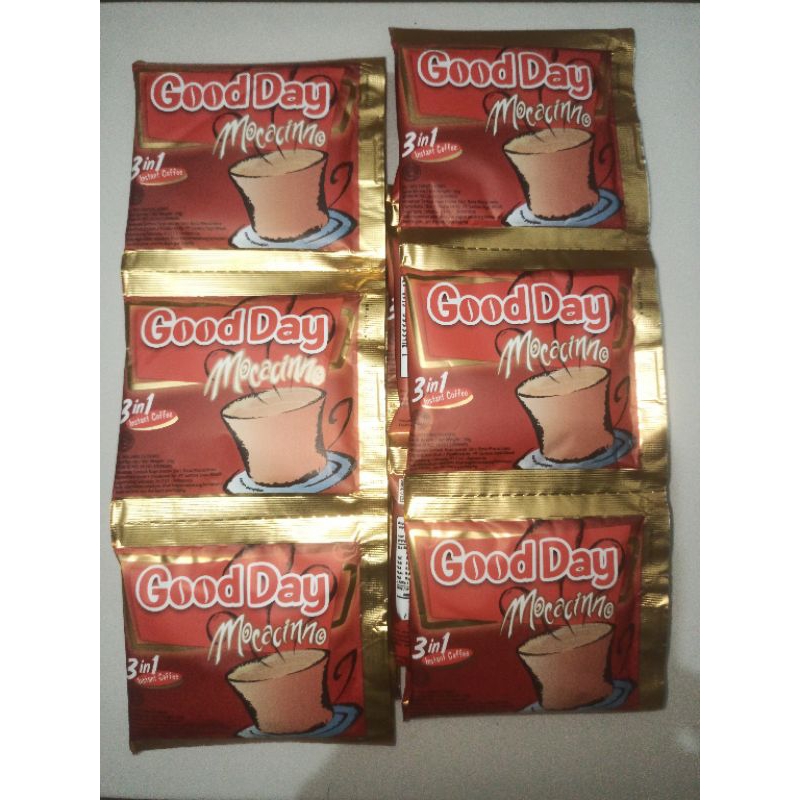 

Good day Mocacino kopi instan 20gr (10saset/Renteng)