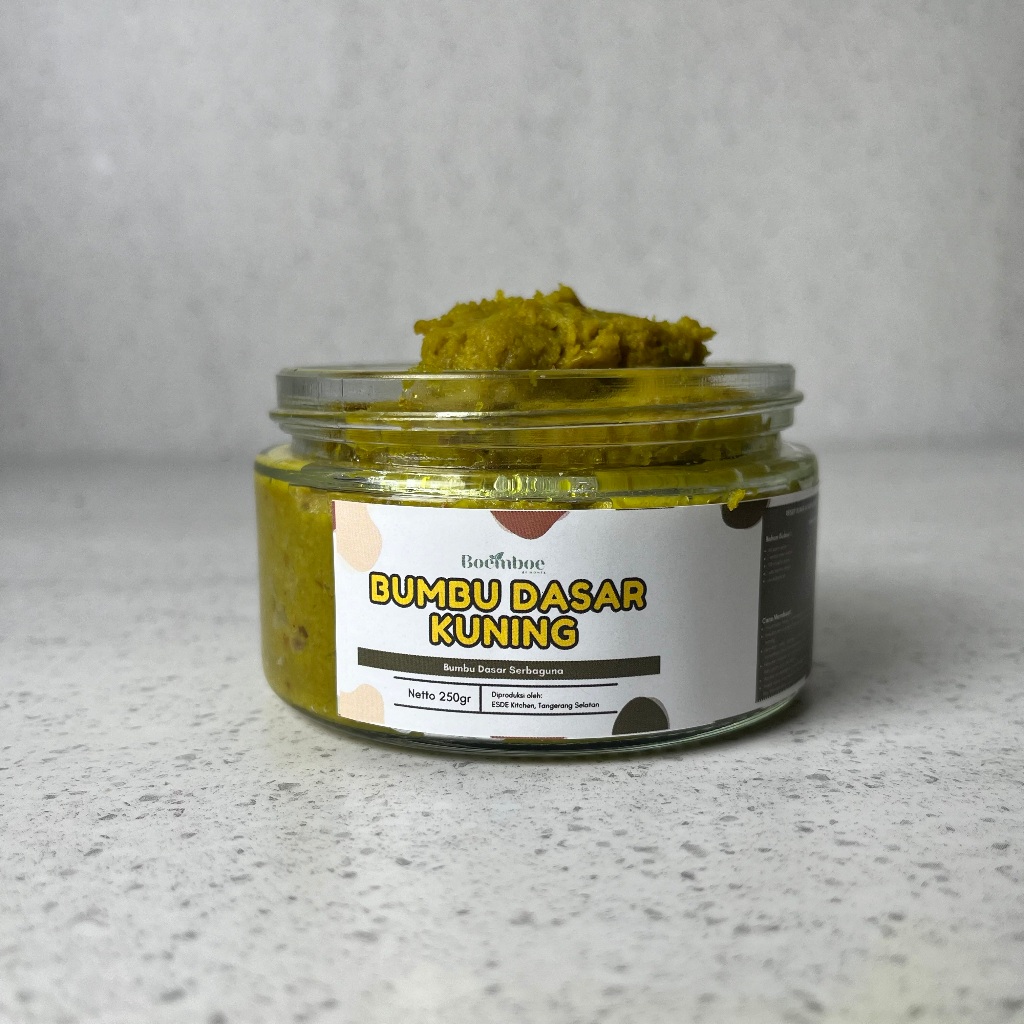 

Bumbu Kuning Serbaguna - 250 gram (Non MSG, Tanpa Gula, Pengawet, 100% Minyak Kelapa)