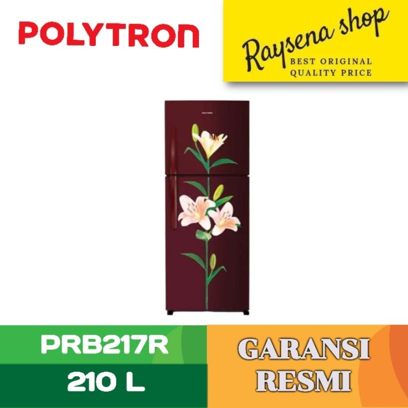 POLYTRON KULKAS 2 PINTU KECIL SMALL 2 DOOR REFRIGERATOR PRB217R