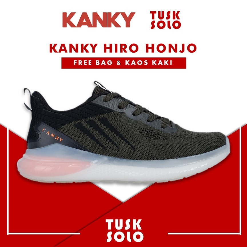 Sepatu Kanky Hiro Honjo Sneakers Casual Sport Running Sekolah Pria Dewasa Kanky Original