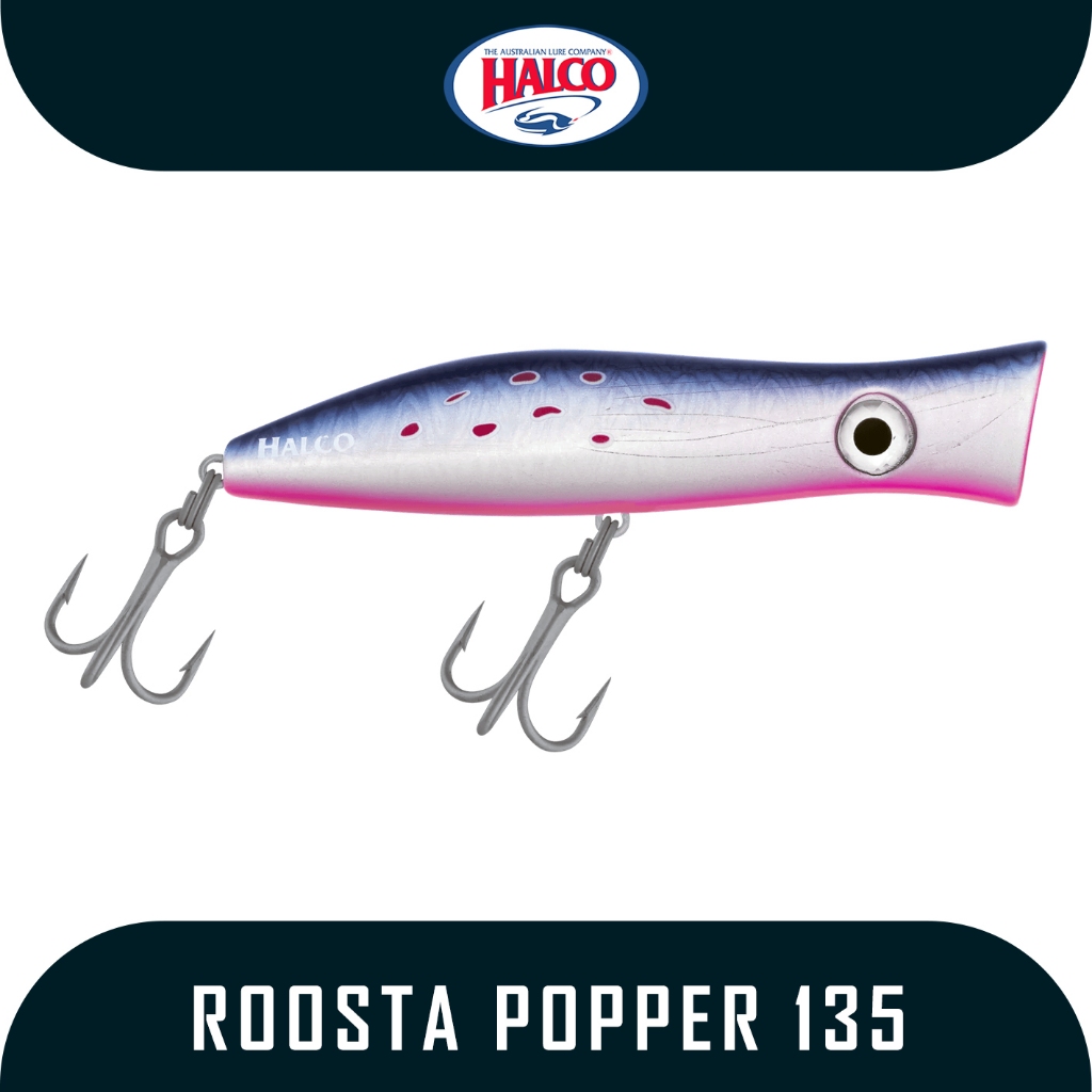 Umpan Pancing Popping Merk Halco Roosta Popper 135