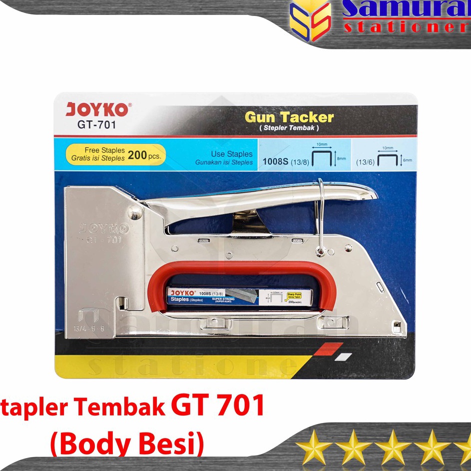 

TERBUKTI Mesin Stapler Tembak GT71 Body Besi Tacker GT 71 Metal GT71 Stapler Sofa
