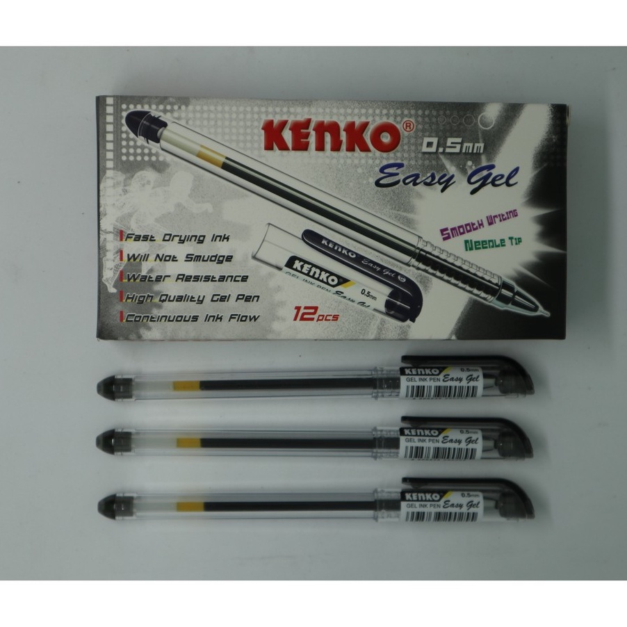 

UNIK 12 Pcs Pen Kenko Easy Gel