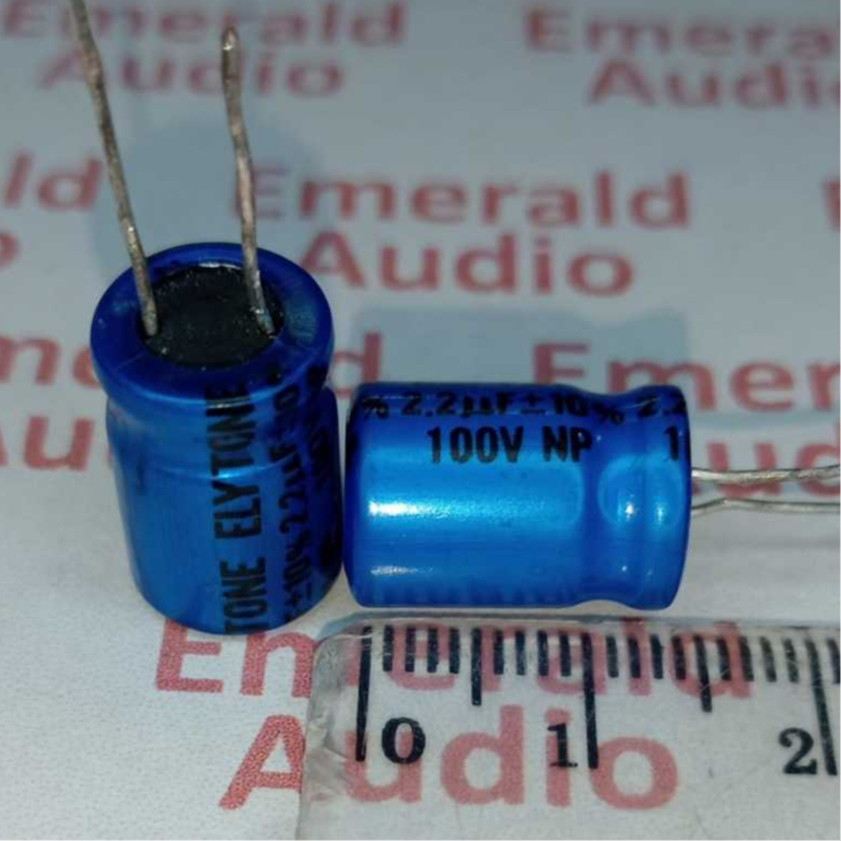 Elco Non Polar Bipolar 2,2uF 100V   Original Elytone Electronic CO, LTD Taiwan electrolytic capacito