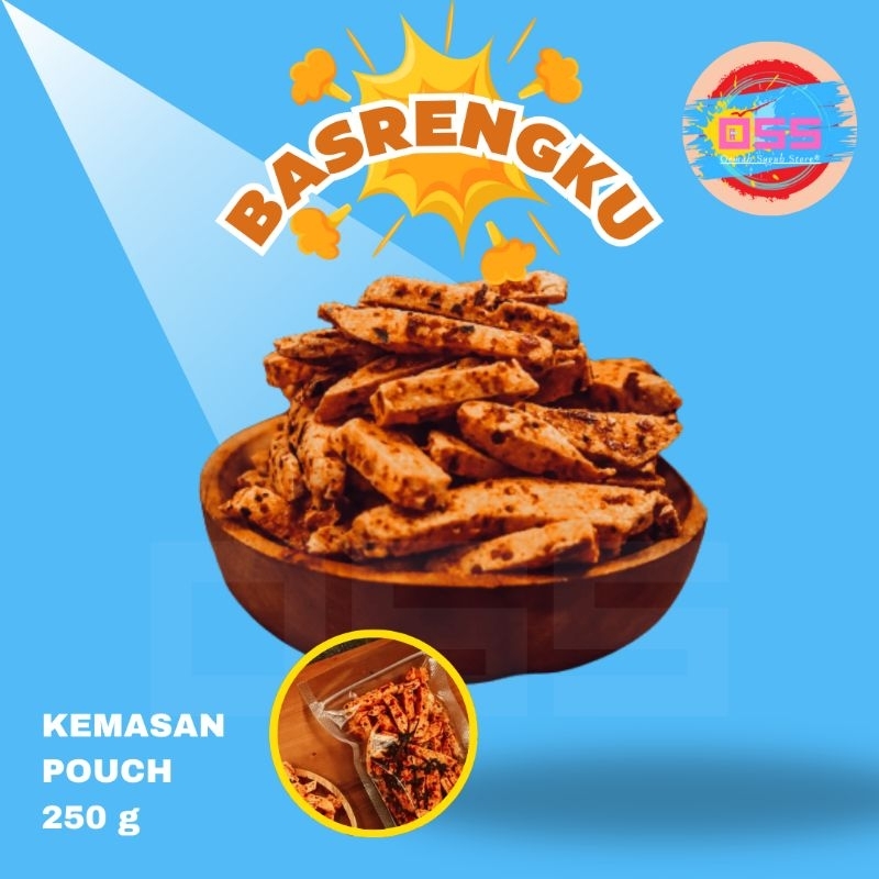

BASRENG | BAKSO GORENG | CEMILAN KRENYES | GURIH | PEDAS | KEMASAN POUCH 250 GRAM