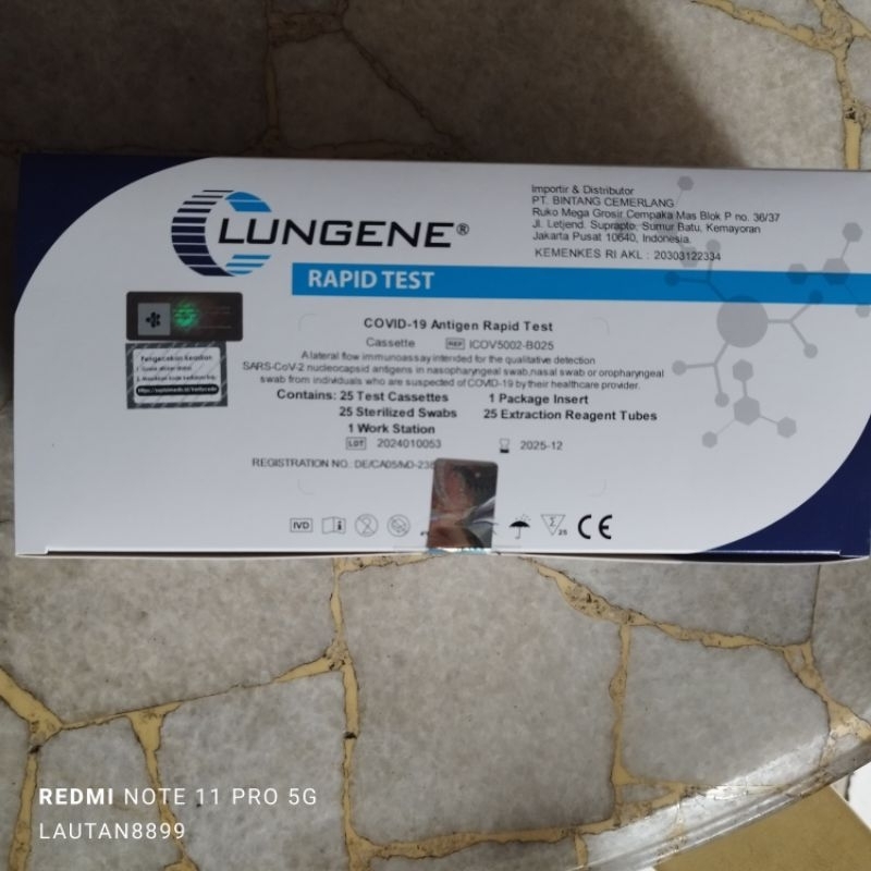 berkahshopss - lungene swab antigen izin kemenkes akl swab antigen original tes antigen covid-19