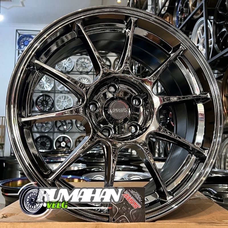 harga velg mobil racing R18 TC105 SSW ORIGINAL THAILAND LEBAR 8,5 velg mobil ring 18 velg racing mob