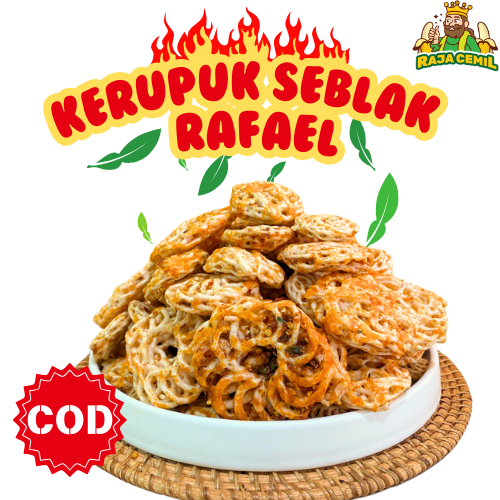 

KRUPUK SEBLAK RAFAEL / KERUPUK MAWAR PEDAS DAUN JERUK