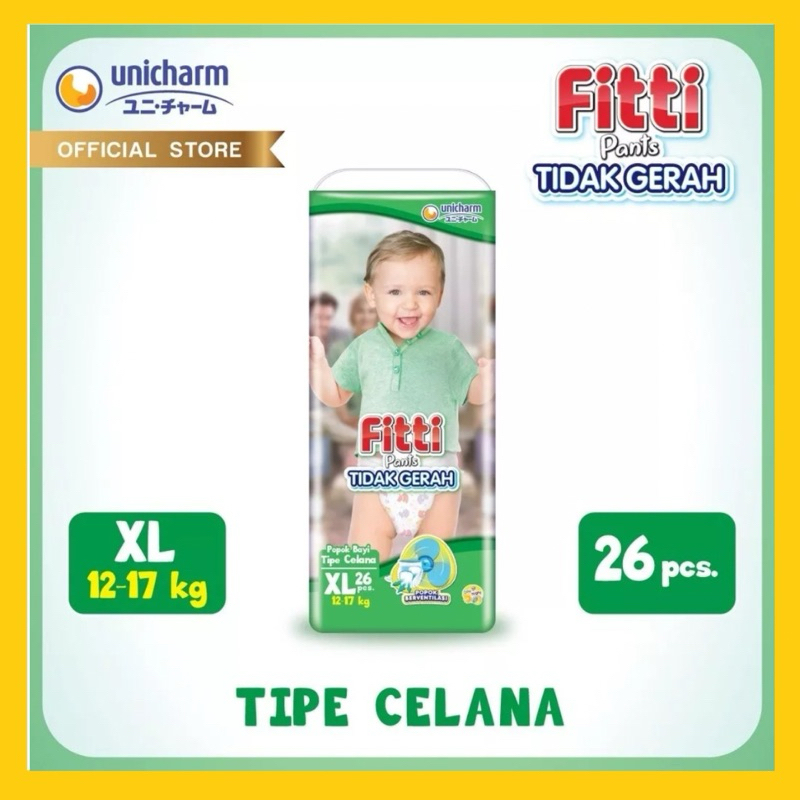FITTI PANTS - XL 26 - POPOK CELANA PAMPERS