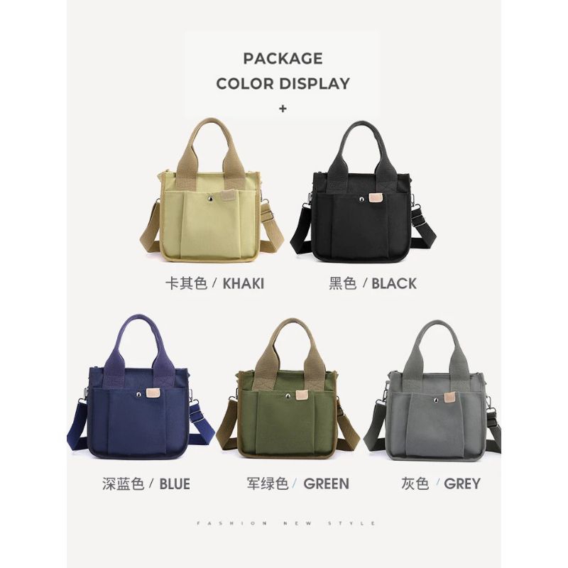 [ Y S ] Tas Kanvas Kekinian Premium Tas Selempang Wanita Kanvas