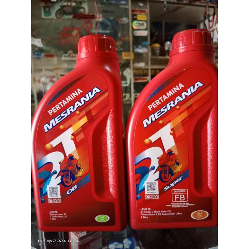 oli samping mesrania 2t OB 2t super 100% original asli oli 2 tak mesran 2tob 1 liter 1l rx fizr rc n