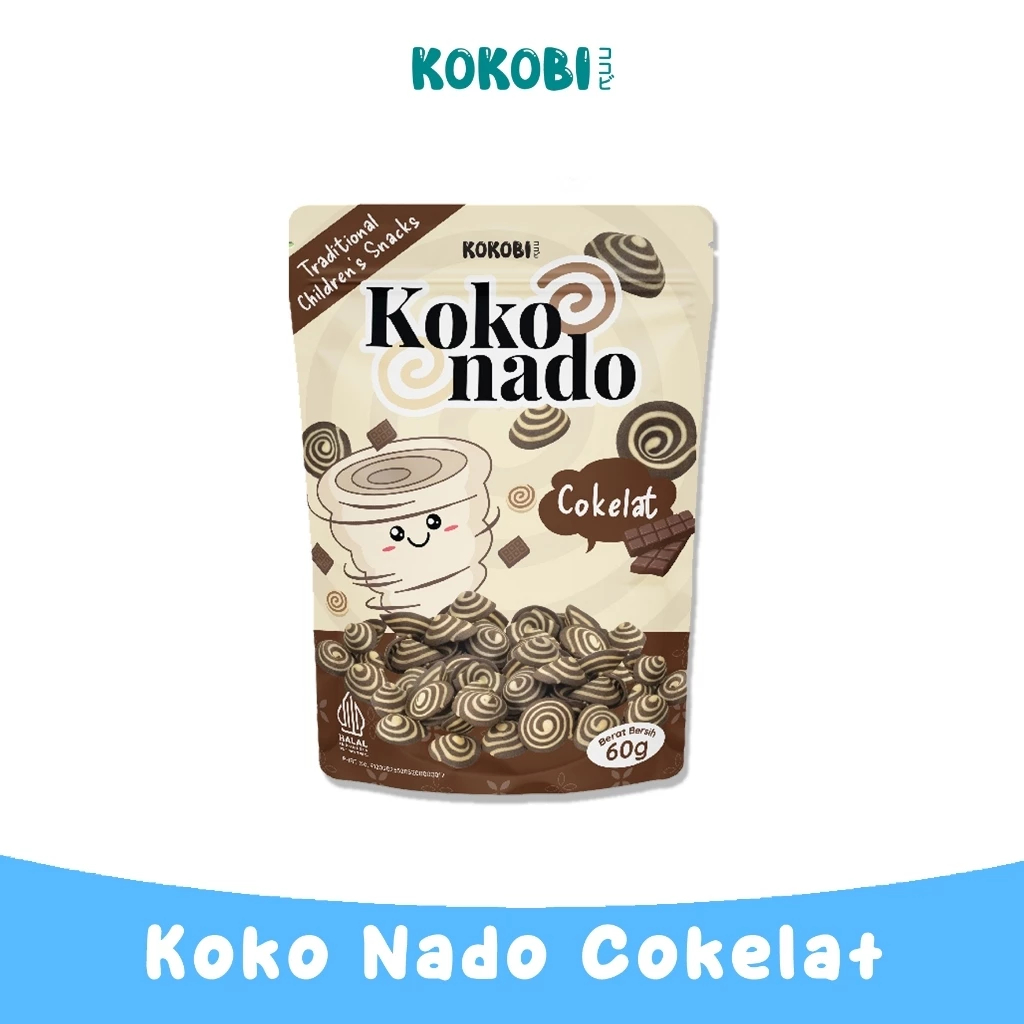 

Kokobi Koko Nado - Kuping Gajah Mini 60gr Kids Friendly Snack