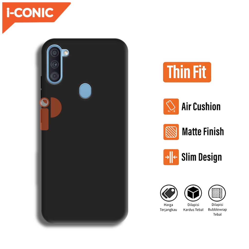 Case Samsung A11 / M11 Ultra Slim Black Matte Premium Softcase Casing