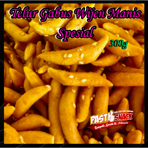 

TELUR GABUS MANIS WIJEN SPESIAL 300GR