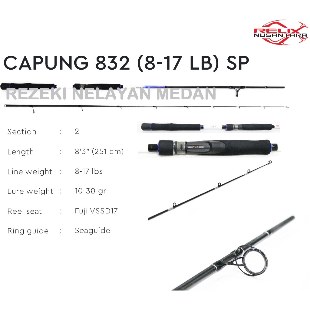 Joran RELIX NUSANTARA Capung 832 SP [8 - 17lb]