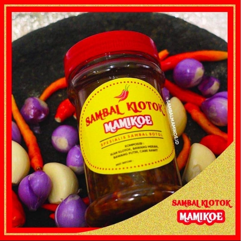 

Sambal Klotok cap Mamikoe