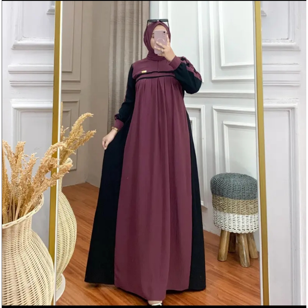 GAMIS ANDINI // GAMIS MODEL BARU 2024 LEBARAN TERLARIS