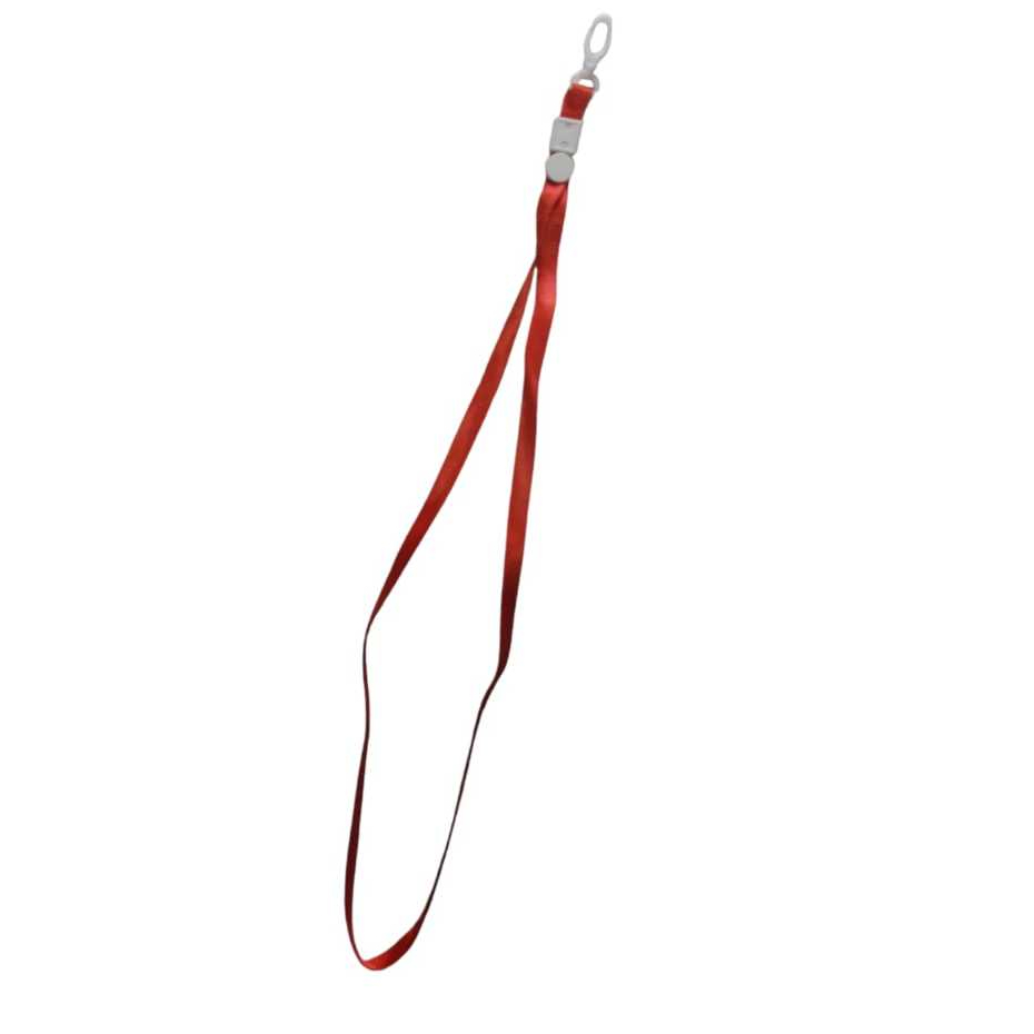 

10 Pcs Tali ID Card POP 1 Merah / Tali ID Card Merah Cantolan Plastik