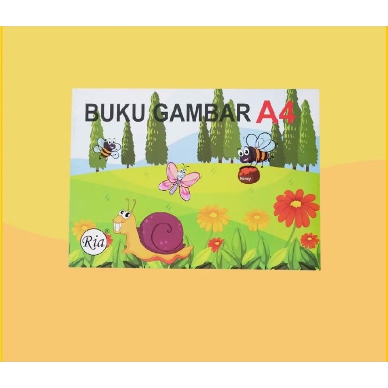 

Ria Buku Gambar A4 - Drawing Book A4