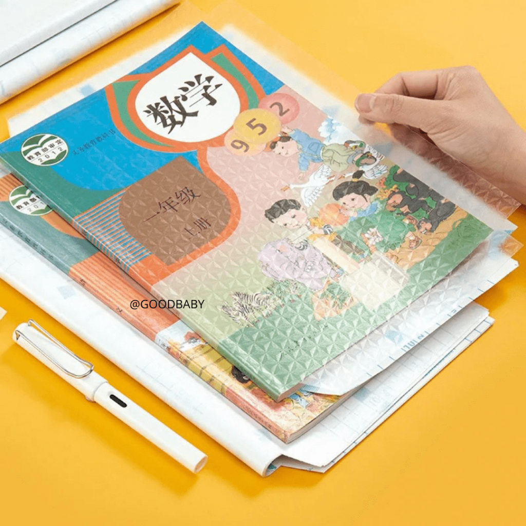 

GOODBABY PROMO COD STIKER Sampul Buku Plastik 10 Lembar TIDAK PERLU LEM WATERPROOF ANTI NODA / Sampul Buku Stiker PVC Plastik TAHAN AIR