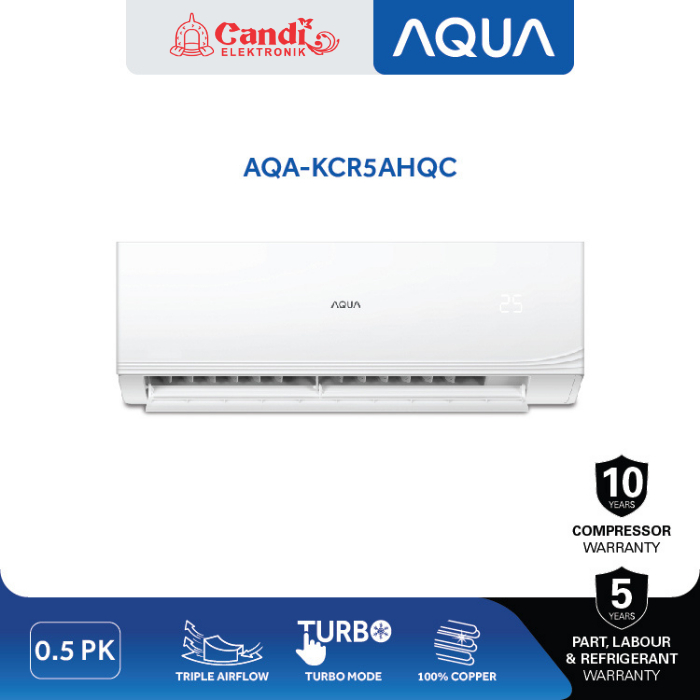 AQUA Air Conditioner AC Split Standard  0,5 PK Low Watt AQA-KCR5AHQC