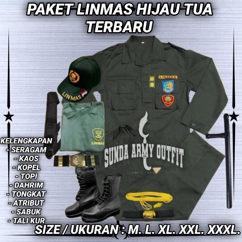 SERAGAM LINMAS SERAGAM LINMAS HIJAU ARMY SERAGAM LINMAS HIJAU TUA SERAGAM LINMAS SETELAN TERBARU 202