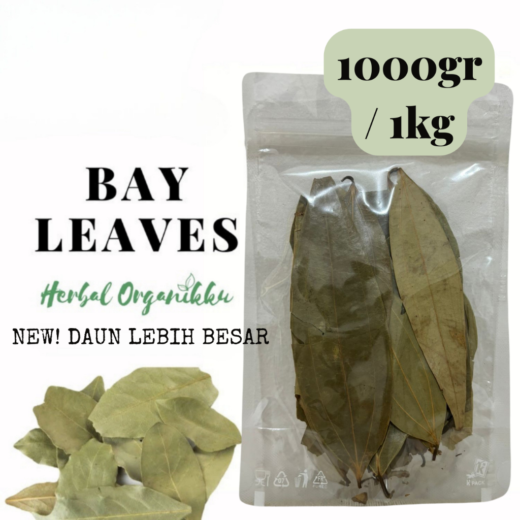 

Bay Leaf Utuh Import 500 & 1000(1kg) | Daun Salam Import