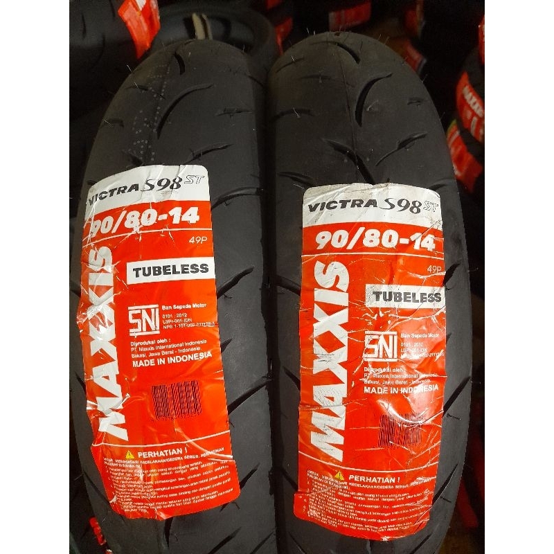 Ban maxxis 90/80 14 Victra TL