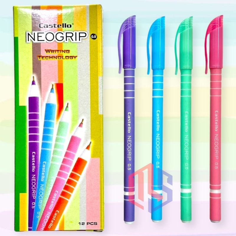 

Pulpen / Ballpoint / Pen Standard Castello Neogrip (12 Pcs)