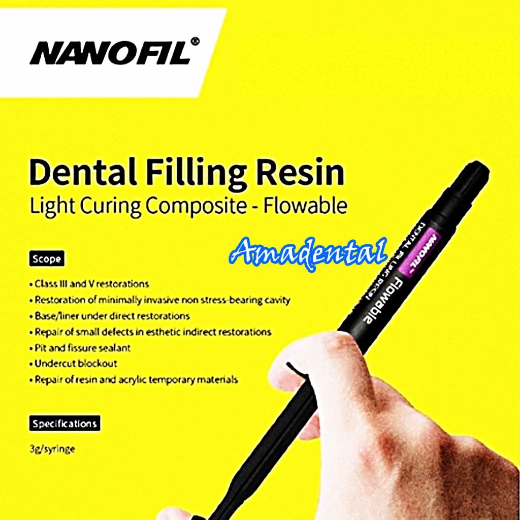 composite flow nanofil dental filling resin nanofil flowable