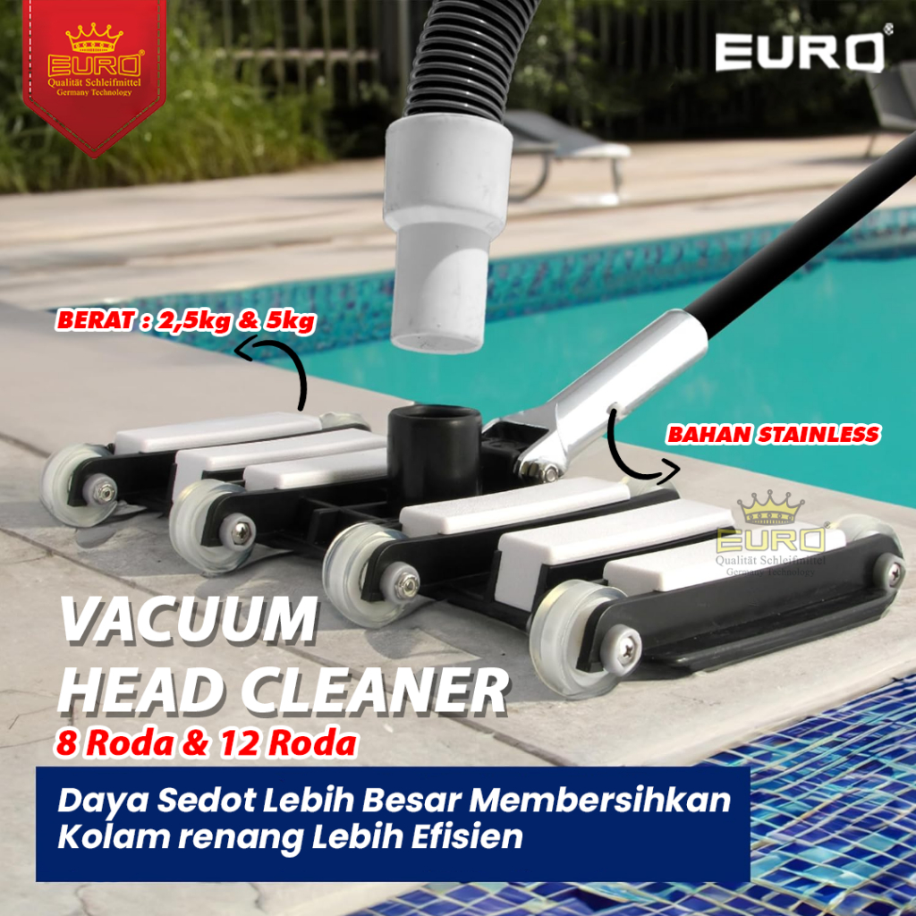 Vacuum Head Sikat Bawah Alat pembersih kolam renang Vacuum Head Kolam Renang Penyedotan kolam renang