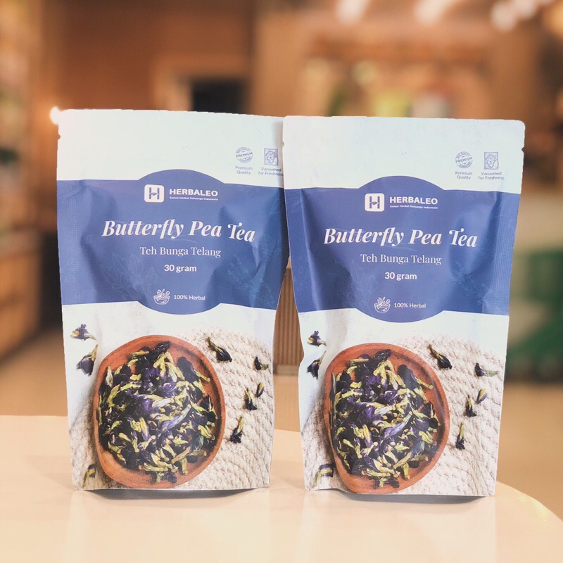 

Herbaleo Butterfly Pea Tea 30 gr ( Teh Bunga Telang ) | Teh Herbal