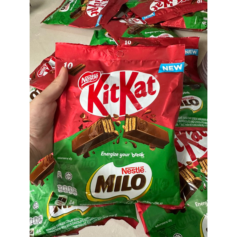 

kitkat milo (Coklat colaborasi dengan Milo) Ready stok