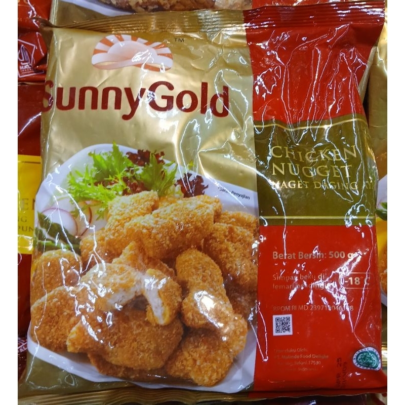 

SUNNY GOLD Chicken Nugget Nuget Daging Ayam 500g - HM