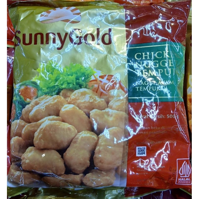 

SUNNY GOLD Chicken Nugget Tempura Nuget Ayam Tempura 500g - HM