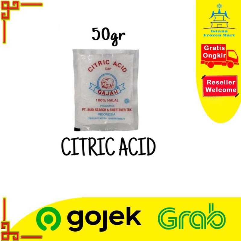

Citric Acid Asam Citrun 50 Gram - CAP GAJAH