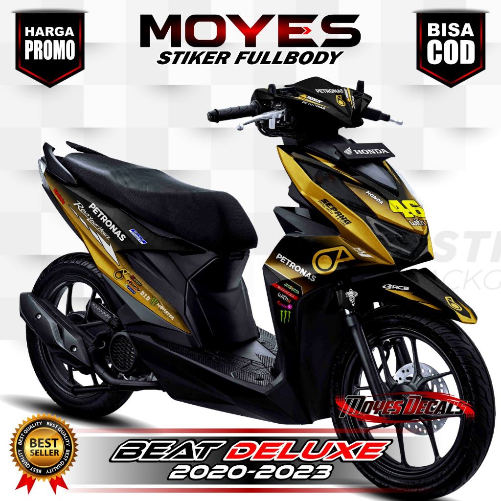 Decal Motor Beat Deluxe - Stiker Motor Beat Deluxe Fullbody Premium - Variasi Motor Beat Deluxe 2020