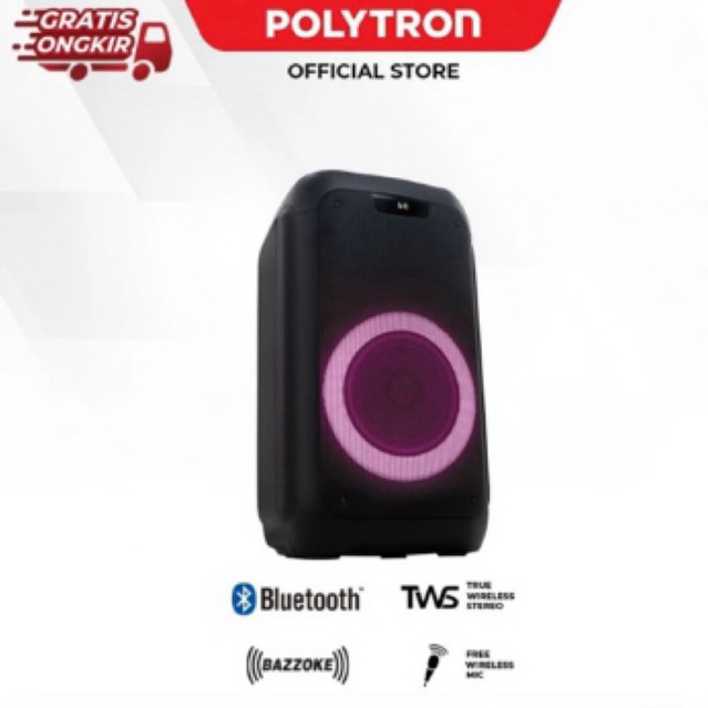 Speaker Polytron PPS 8L12 with 1 mic wireless