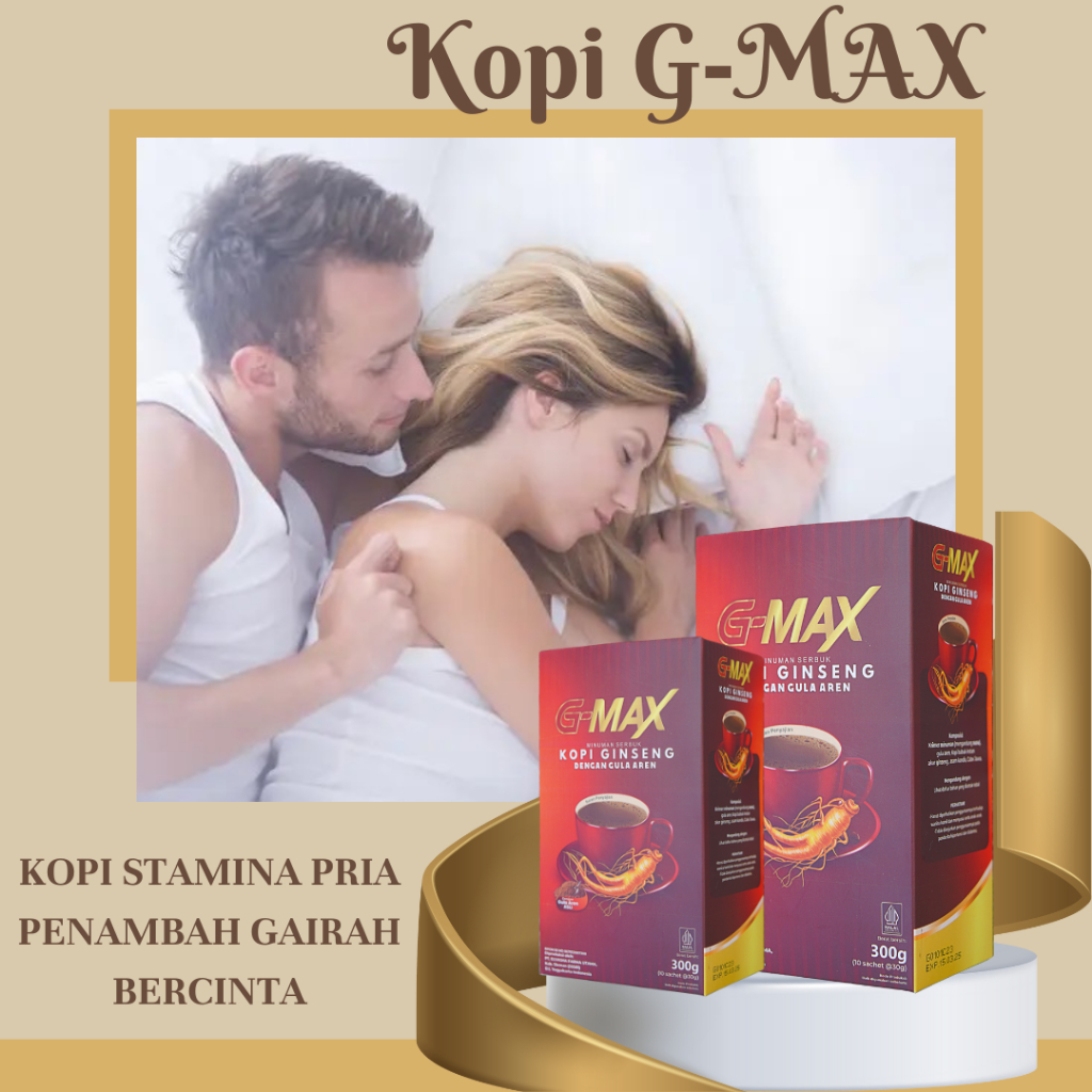 

KOPI PENAMBAH STAMINA PENAMBAH GAIRAH KOPI G MAX COFFE GINSENG PRIA STAMINA TAHAN LAMA HALAL SUDAH BPOM AMAN DIKONSUMSI