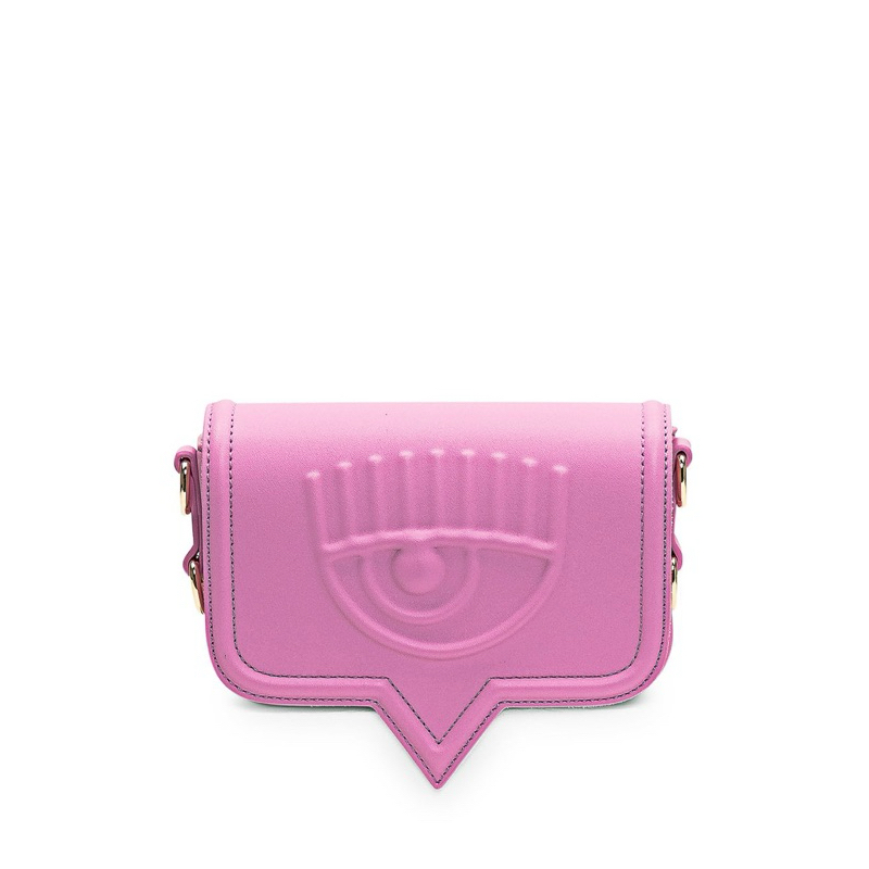 Chiara Ferragni Logo Embossed Chain-Linked Shoulder Bag