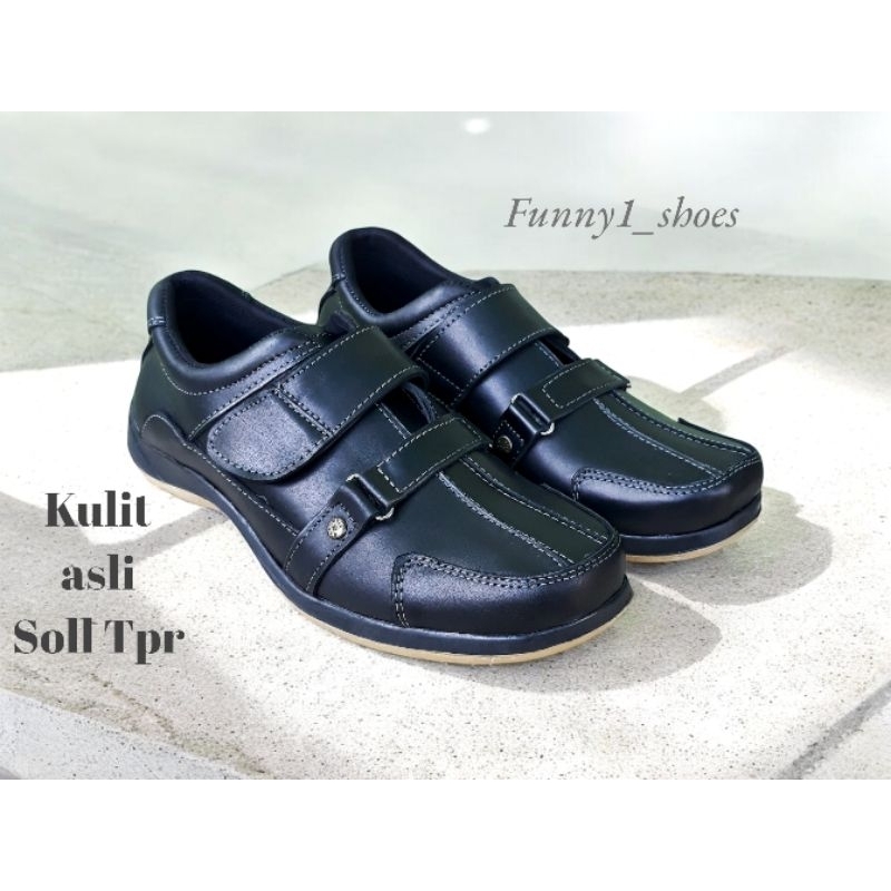 Sepatu Pria Kerja Formal Kulit Casual Kretekan