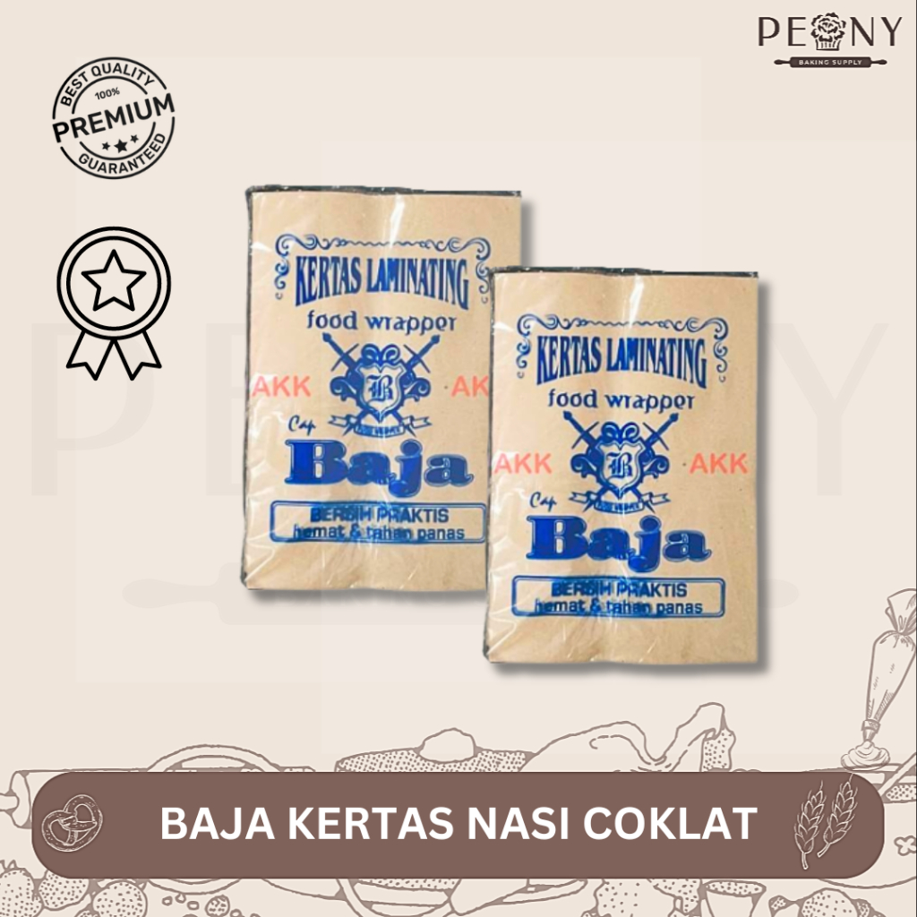 BAJA KERTAS NASI COKLAT/KERTAS NASI COKLAT UNTUK MAKANAN