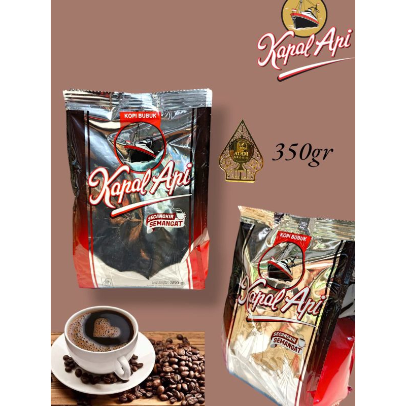 

Kapal Api 350gr Kopi Bubuk Bukan special